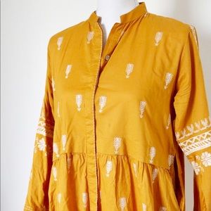 Khaadi pakistan embroidered cotton top